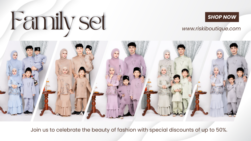 ชุดรายอ 2026 ชุดเดรสมุสลิมสวยๆ สำหรับใส่ออกงานและวันฮารีรายอ โดย Riski Boutique