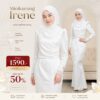 ชุดนิกะฮฺ มินิกุรง Irene ผ้าซาติน Riski Boutique