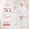 ชุดนิกะฮฺ มินิกุรง Zayra ลูกไม้ซีทรู Riski Boutique