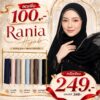 Rania Hijab ฮิญาบ ผ้าคลุมชีฟองพันยาว ขอบเพชร หลายสี ราคา 249 บาท Riski Boutique ปัตตานี